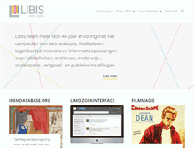 Tablet Screenshot of libis.be